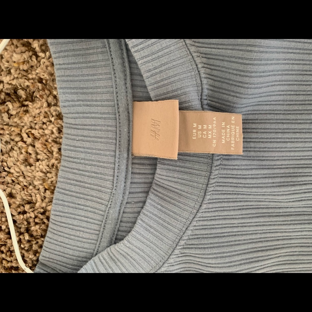 H&M Light Blue Crewneck- Never worn